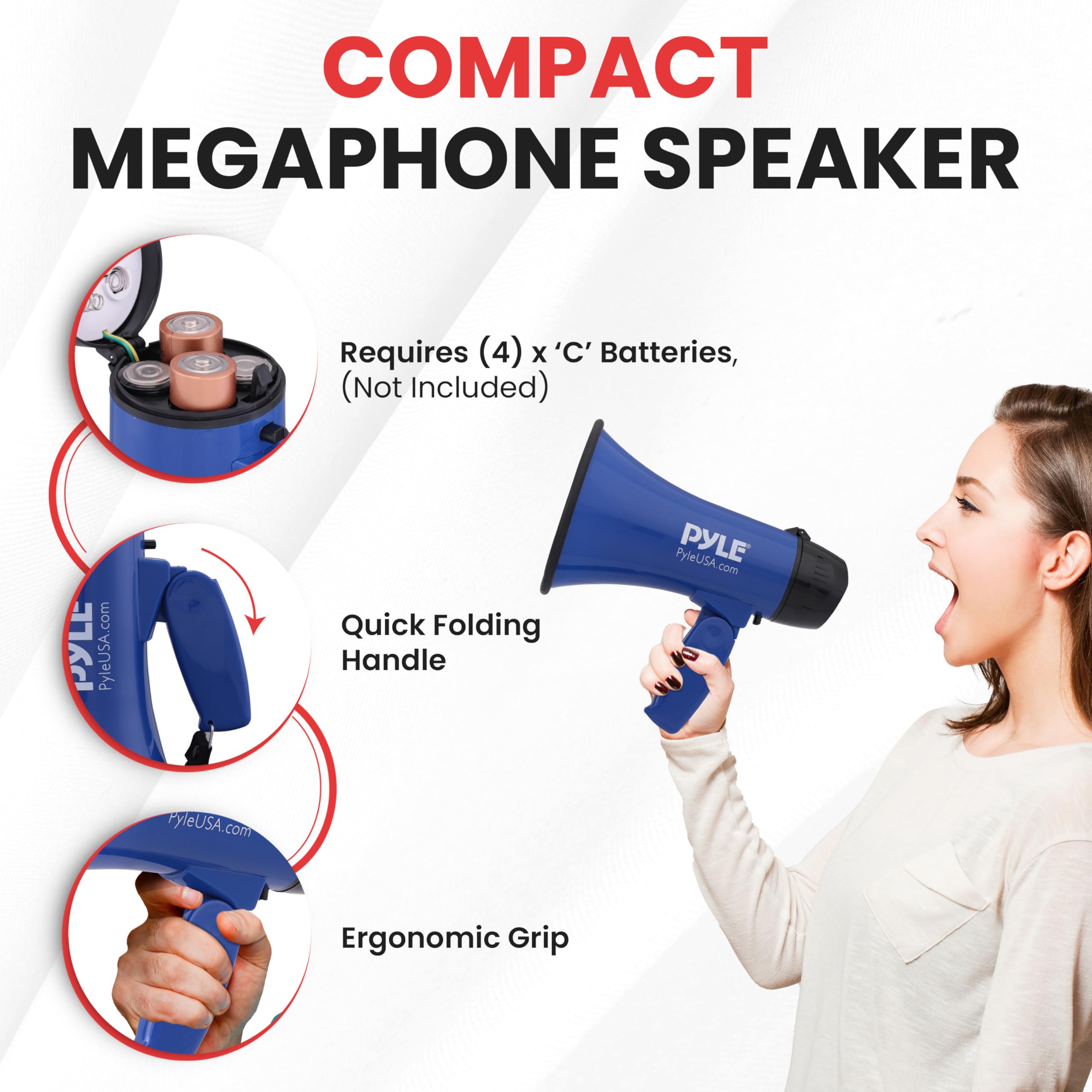 s*u様 イエロー 拡声器 6W ボリューム調整付き Amazon.co.jp